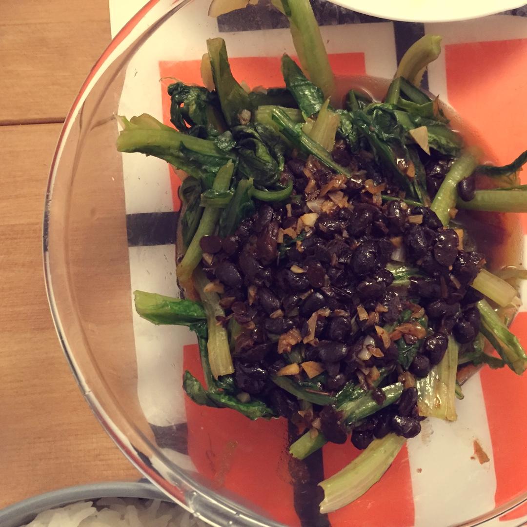 豆豉鲮鱼油麦菜