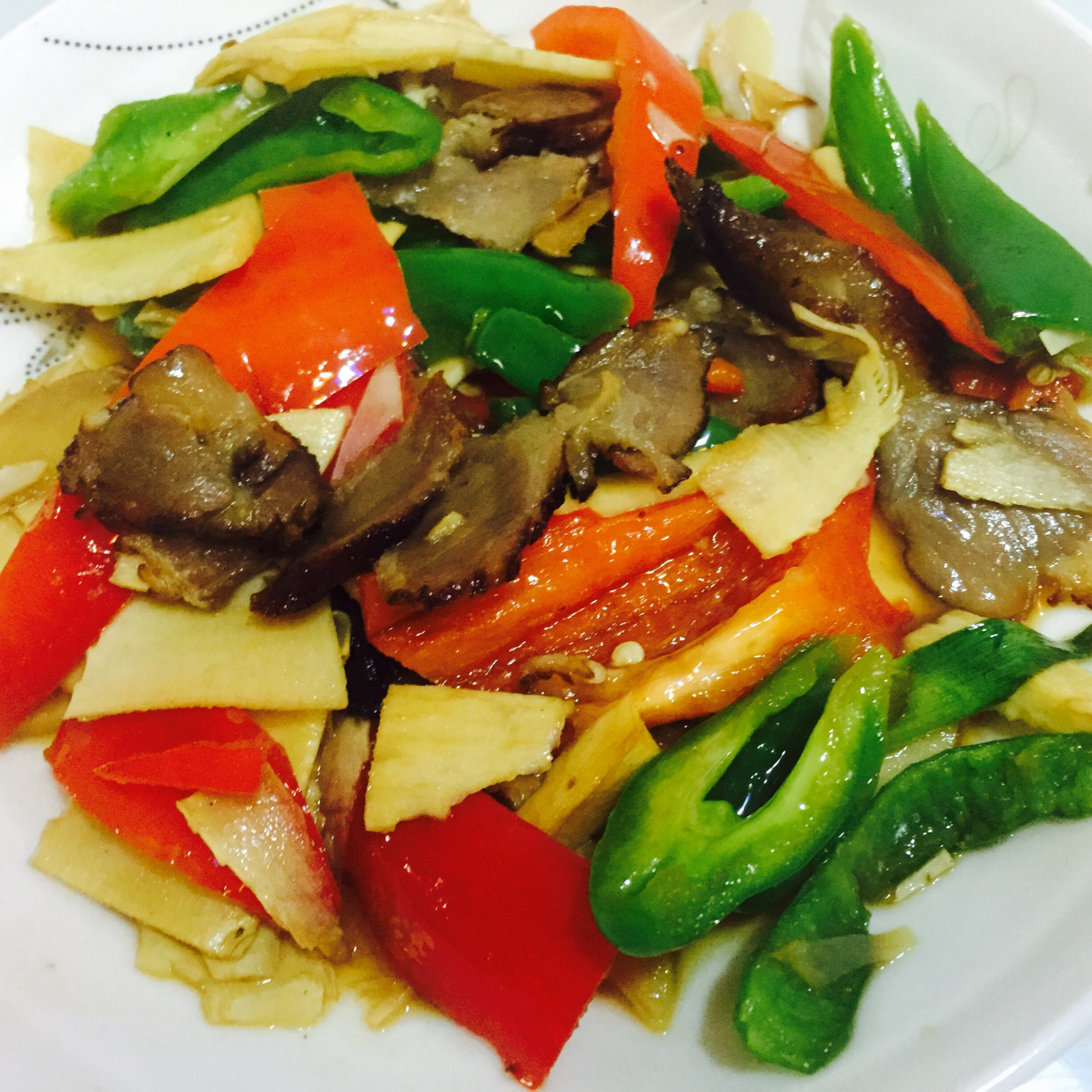 青椒腊肉