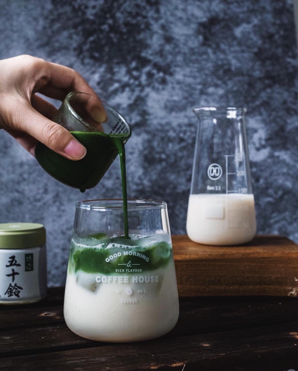 无糖抹茶拿铁
