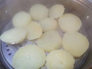 无油版芝心土豆小丸子的做法 步骤2