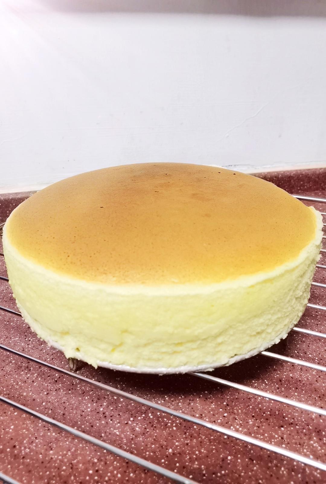 8寸轻乳酪蛋糕不开裂不缩腰