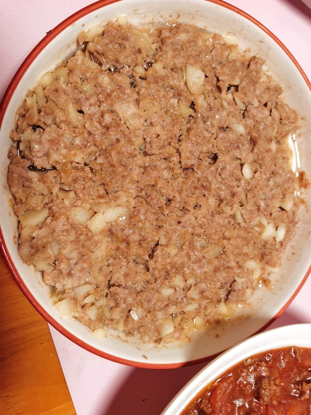 山药蒸肉饼