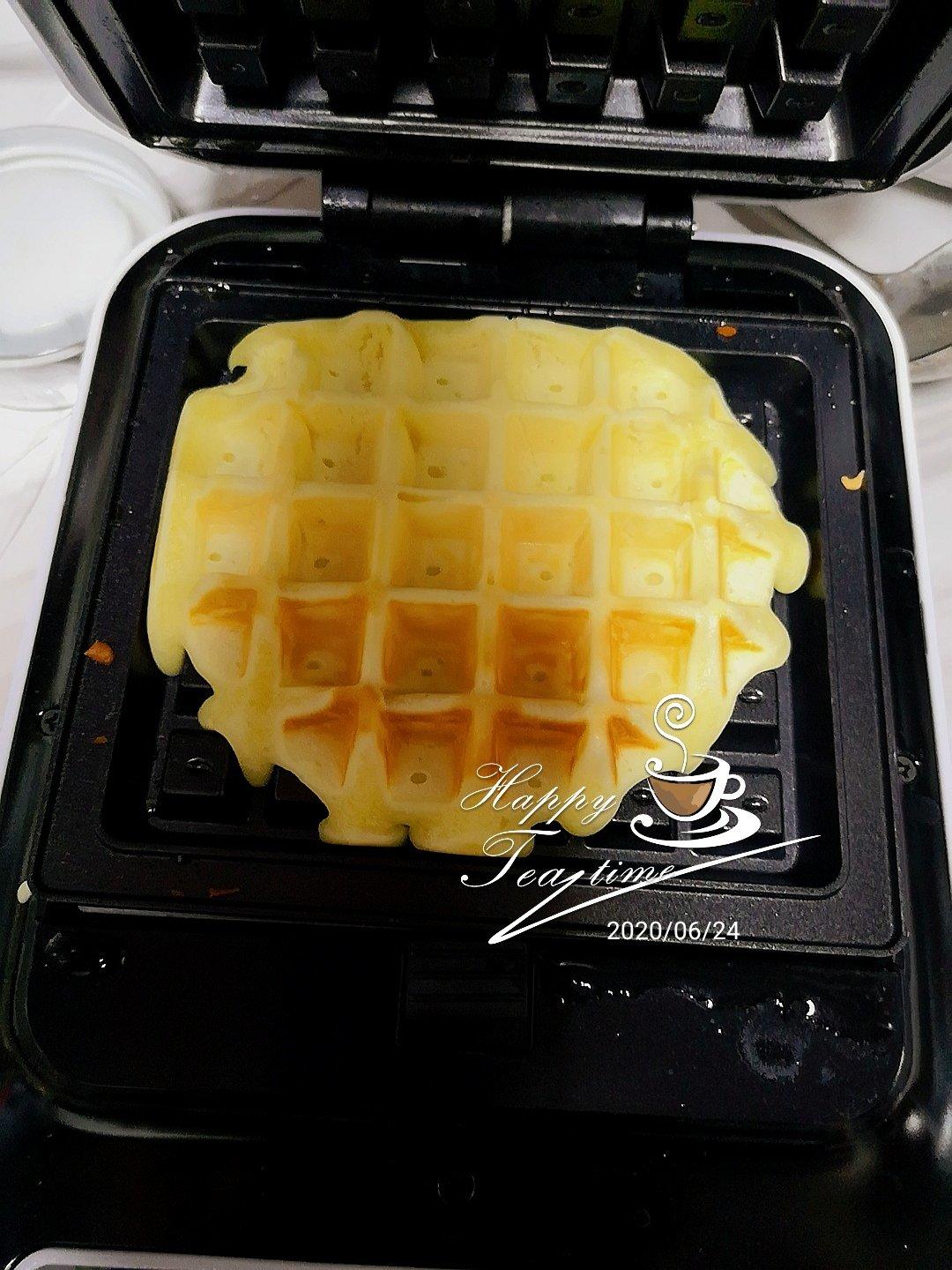 拒绝泡打粉的华夫饼方子