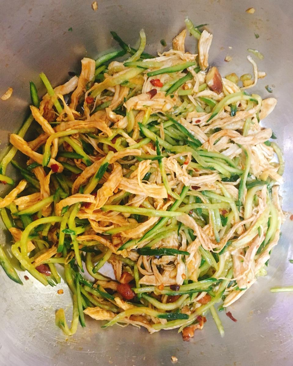 黄瓜拌鸡胸