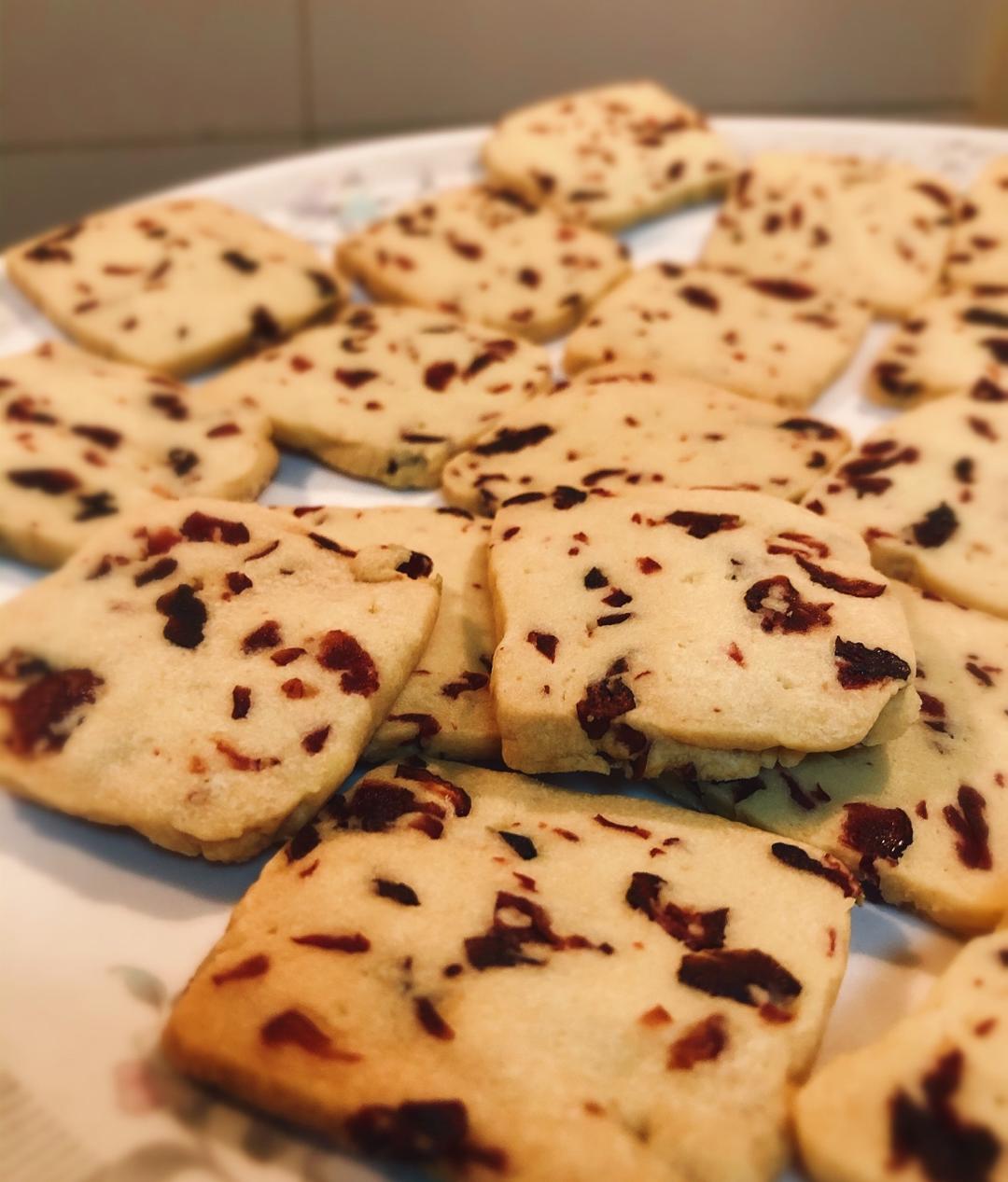 低糖少油版蔓越莓饼干