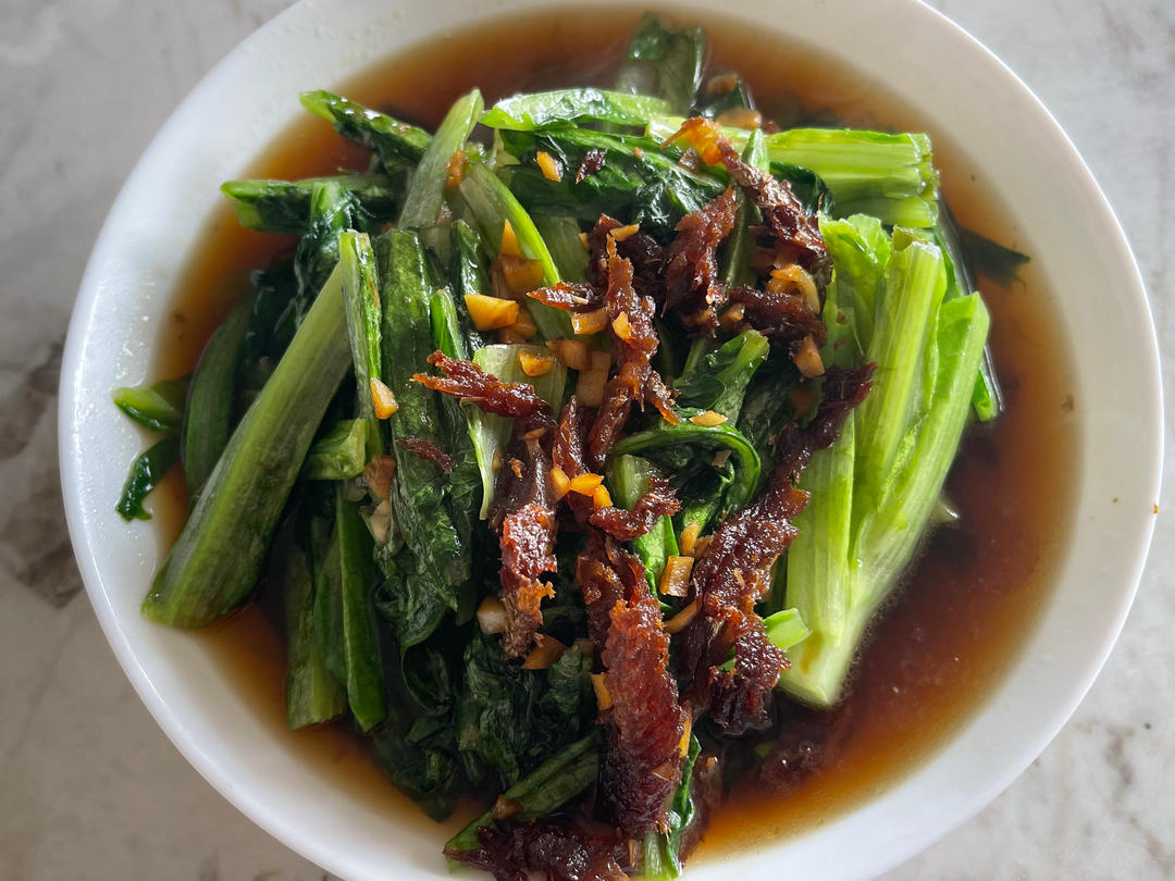豆豉鲮鱼油麦菜
