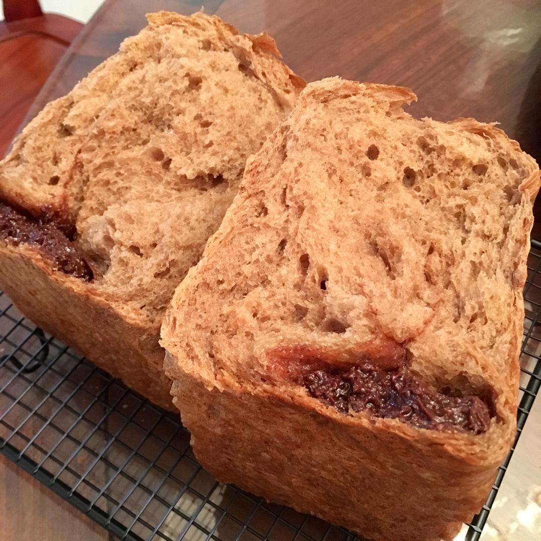 火遍Instagram的爆浆巧克力吐司~附原味吐司配方