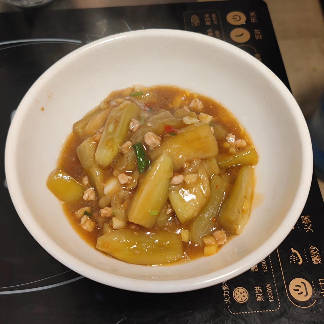 开胃下饭菜！巨简单的家常鱼香茄子煲