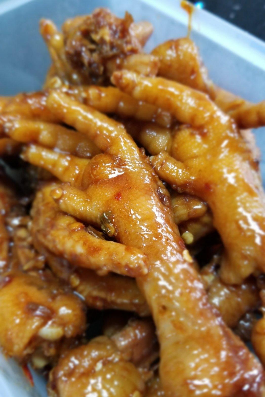 香辣卤鸡爪