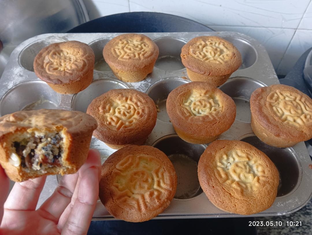 月饼到底可以有多柔软，经典配方，蛋月烧～松软蛋糕体