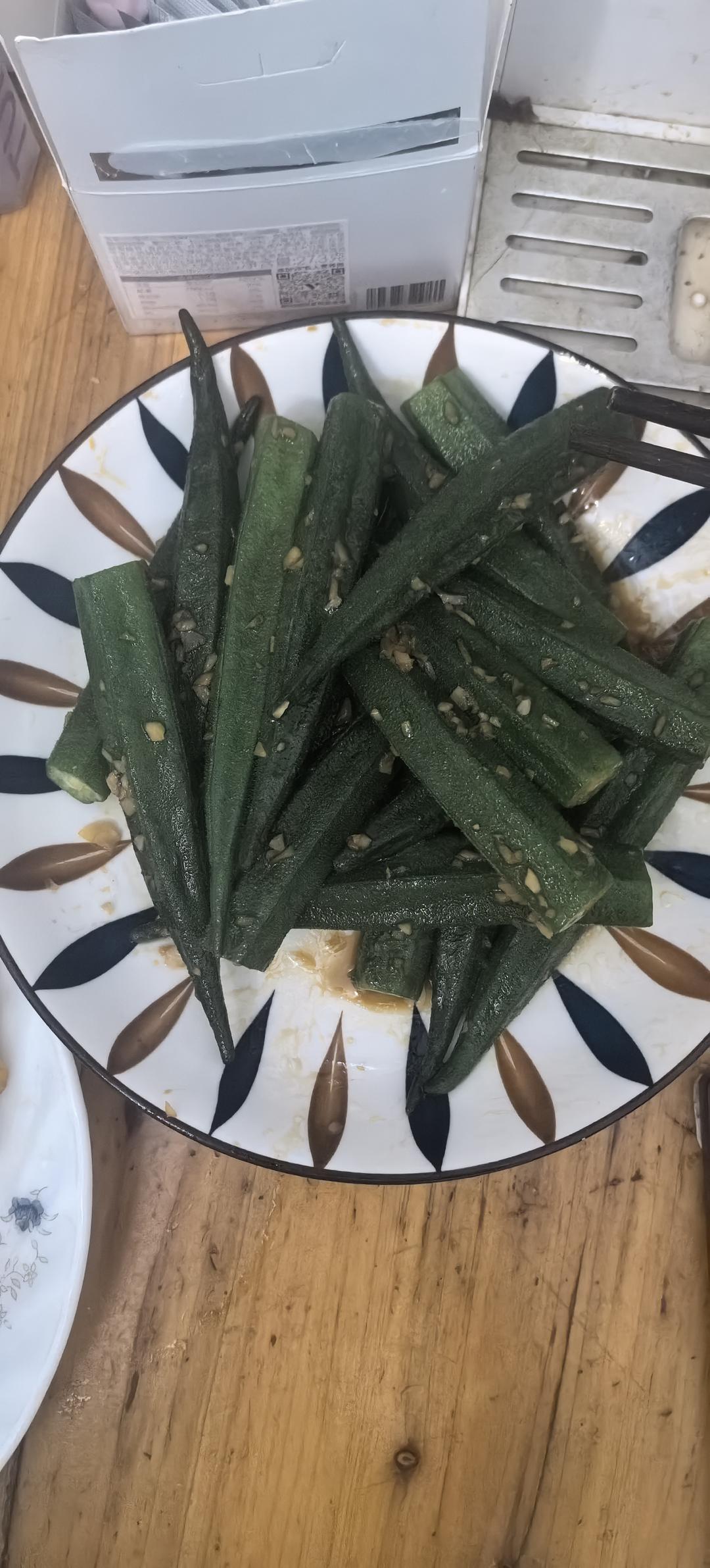 蚝油秋葵