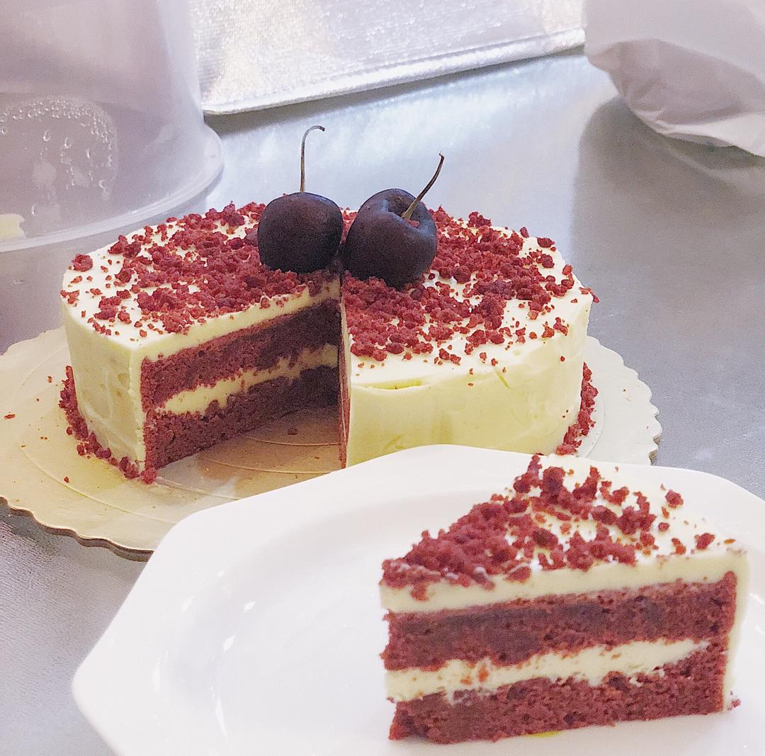 6寸红丝绒蛋糕（美国传统配方）