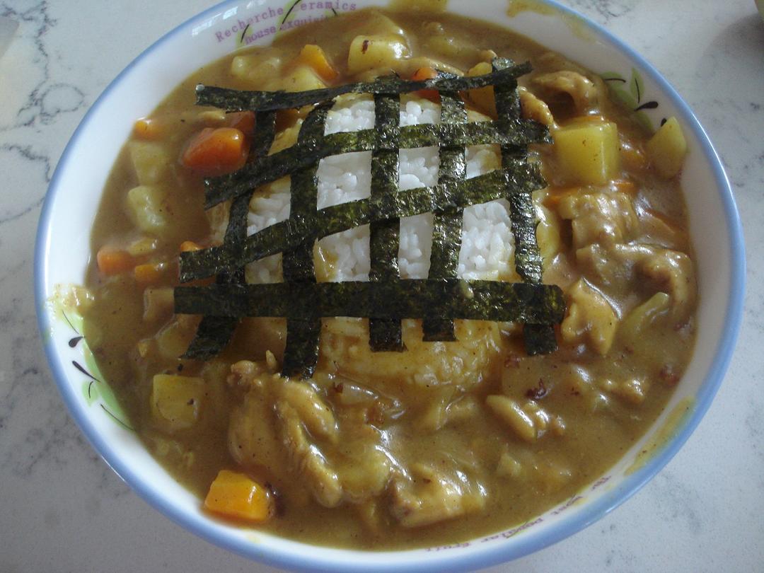 咖喱鸡丁饭