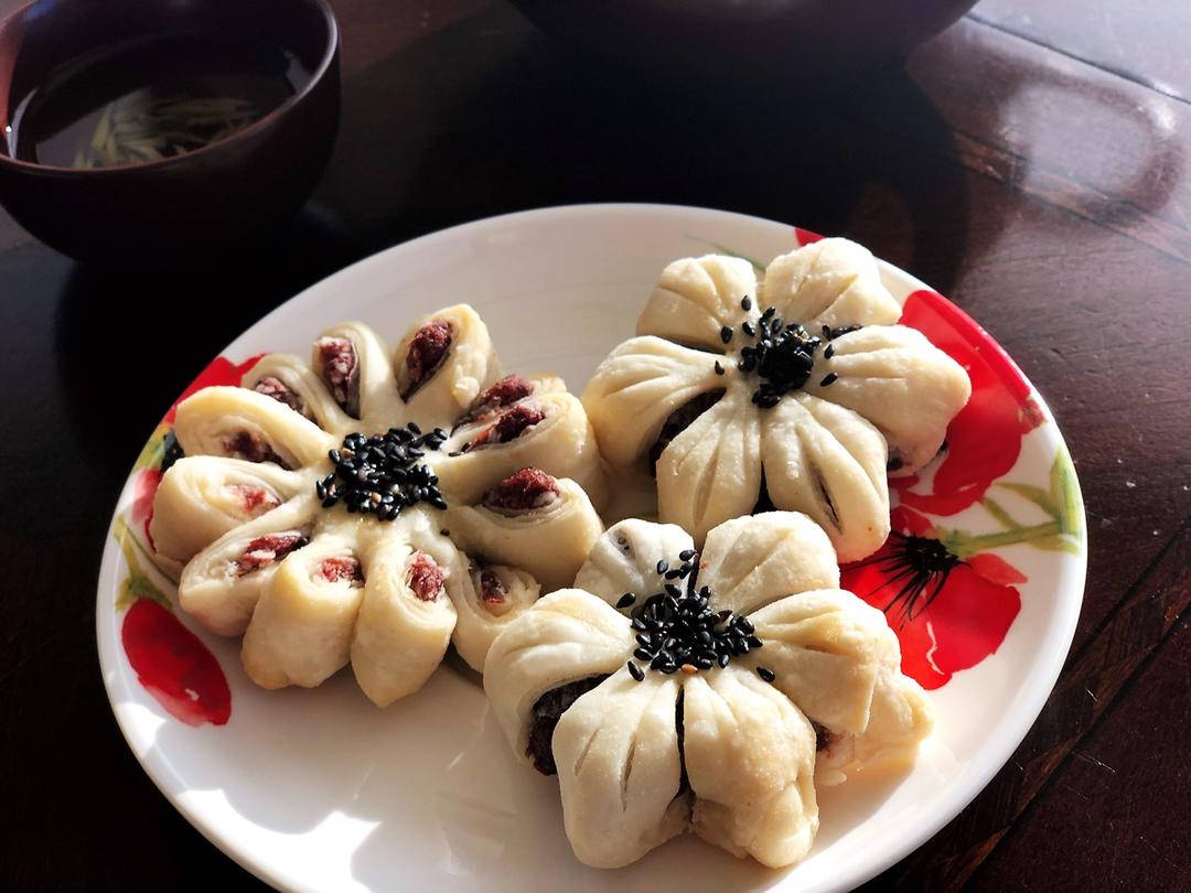 枣泥菊花酥