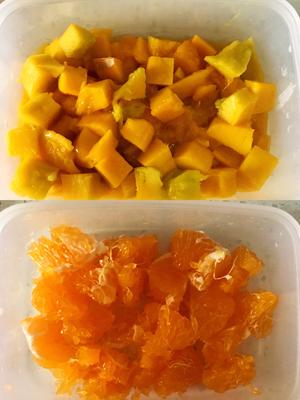 芒果橘子布丁的做法 步骤1