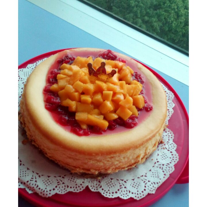 《Tinrry下午茶》教你做烤蓝莓重芝士蛋糕（6寸配方）