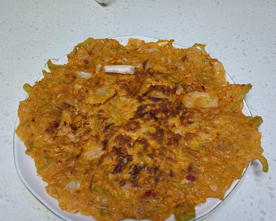 超简单酸甜微辣开胃泡菜饼