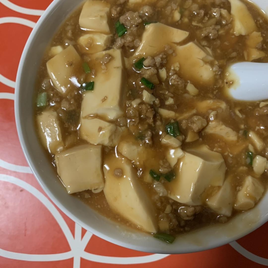 赏味期限做的肉末豆腐羹