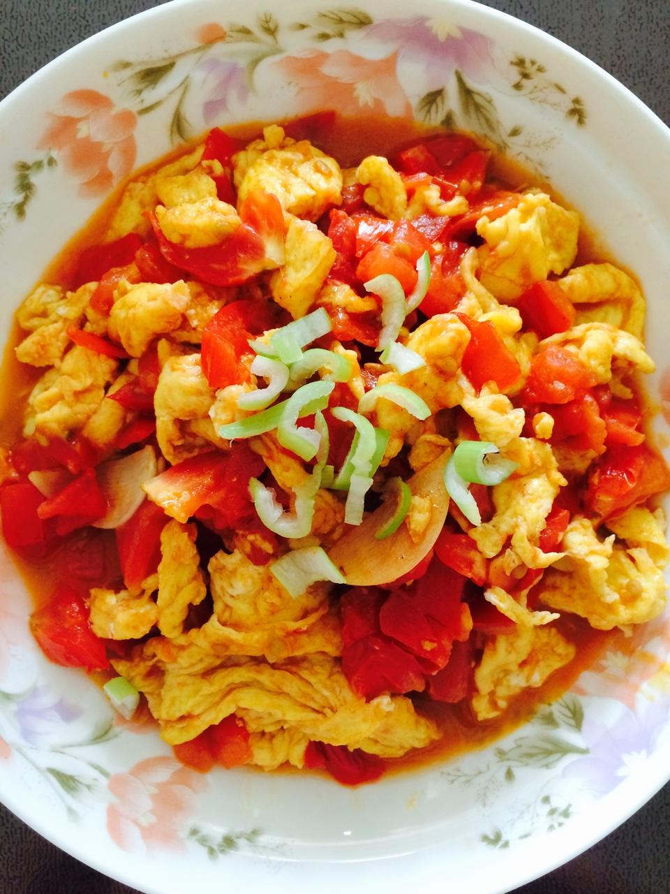 赛螃蟹炒番茄【The national Chinese food】