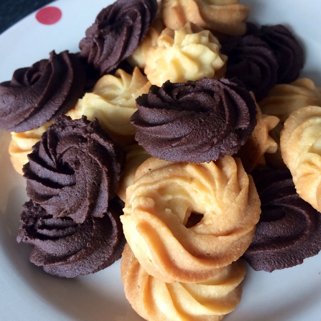 【松脆可可曲奇】清晰花纹