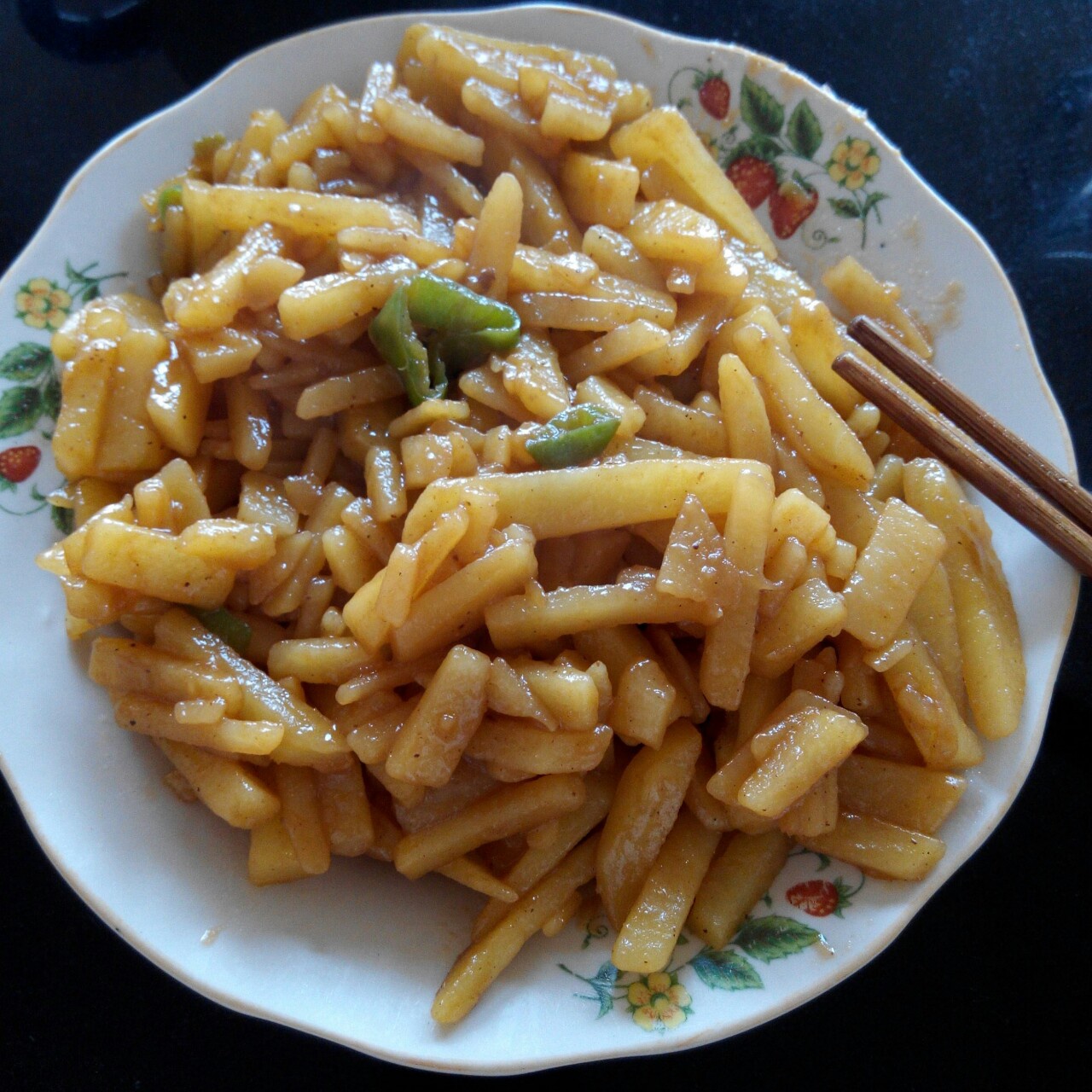 杨光是我未婚夫做的炒土豆丝