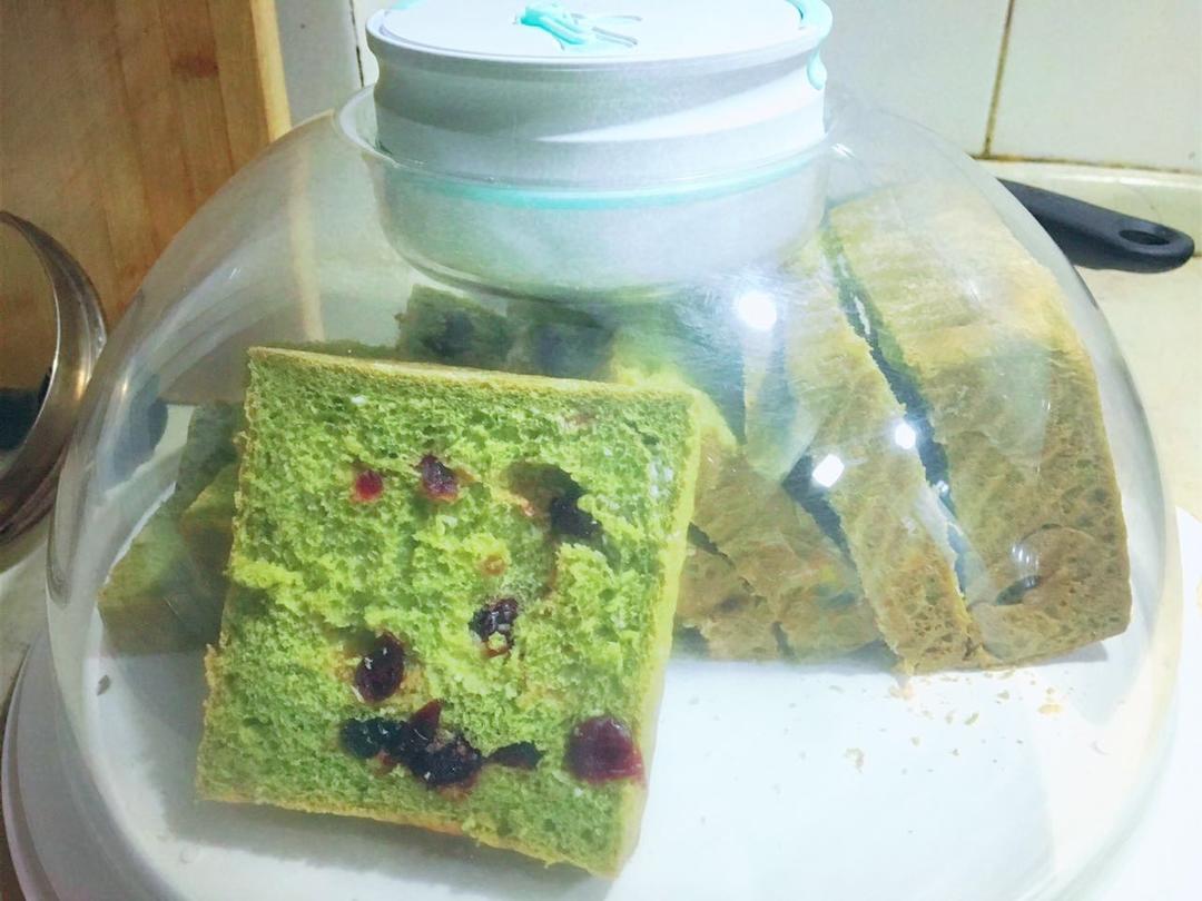 抹茶蔓越莓吐司