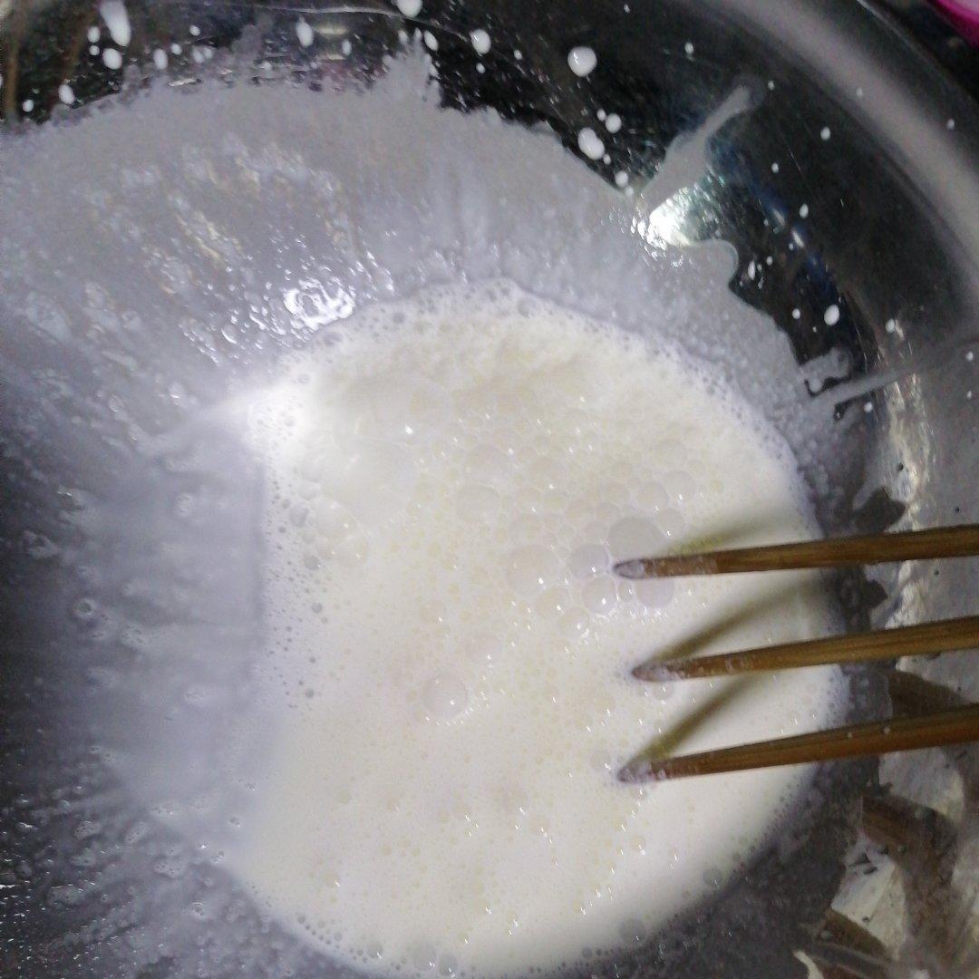 稀奶油 动物奶油 筷子打发法（够虐）