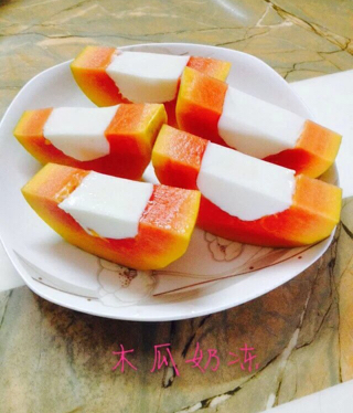 木瓜奶冻