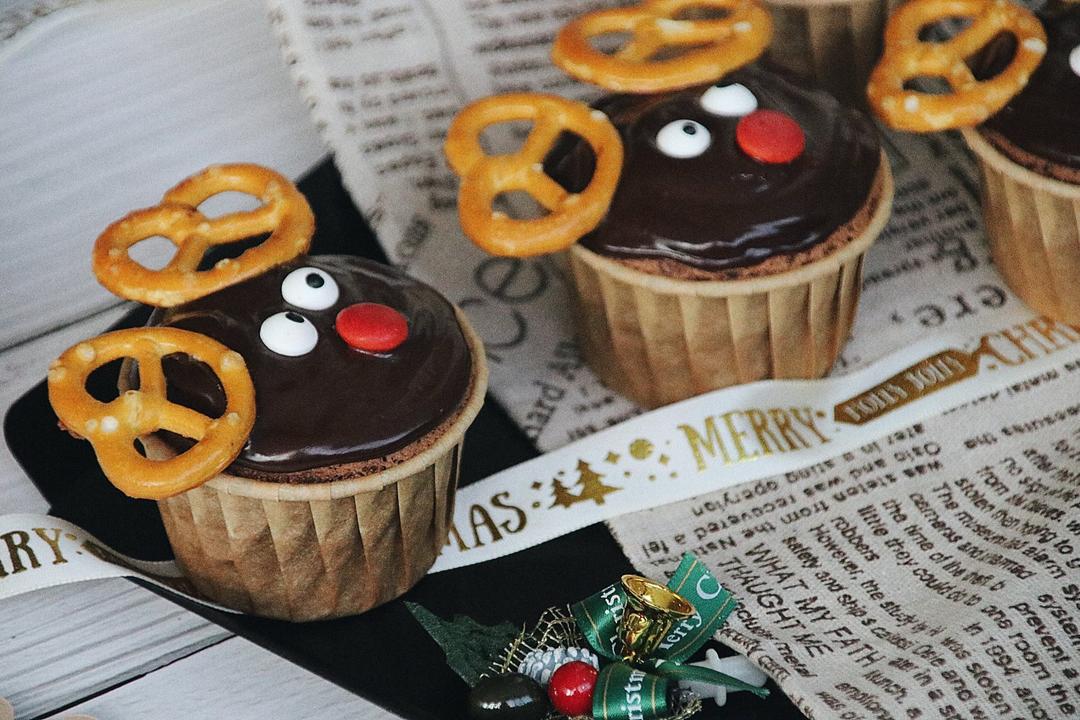 圣诞老人的坐骑 Reindeer cupcakes