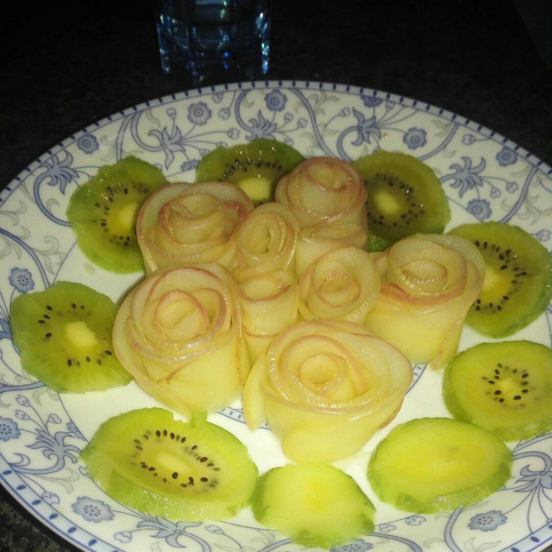 苹果玫瑰吐司