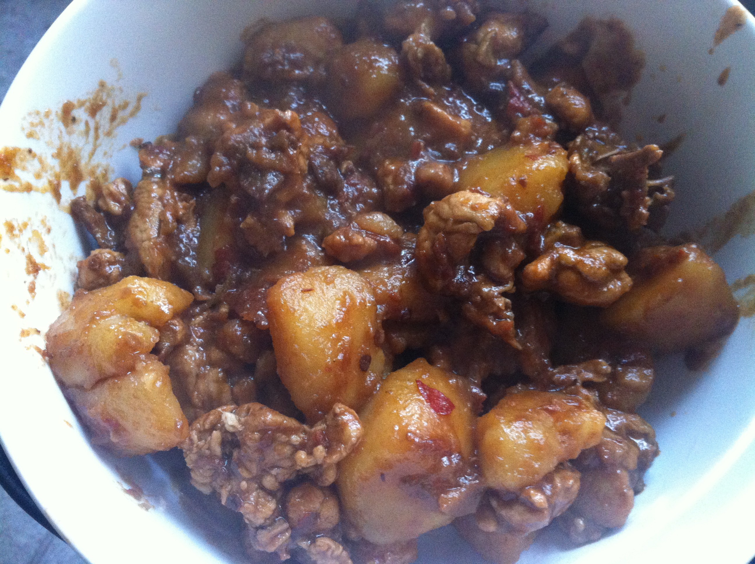 香辣土豆烧鸡块