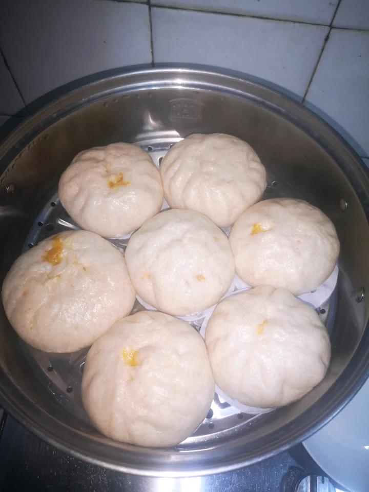 胡萝卜木耳鸡蛋包子——素包子也可以很好吃~