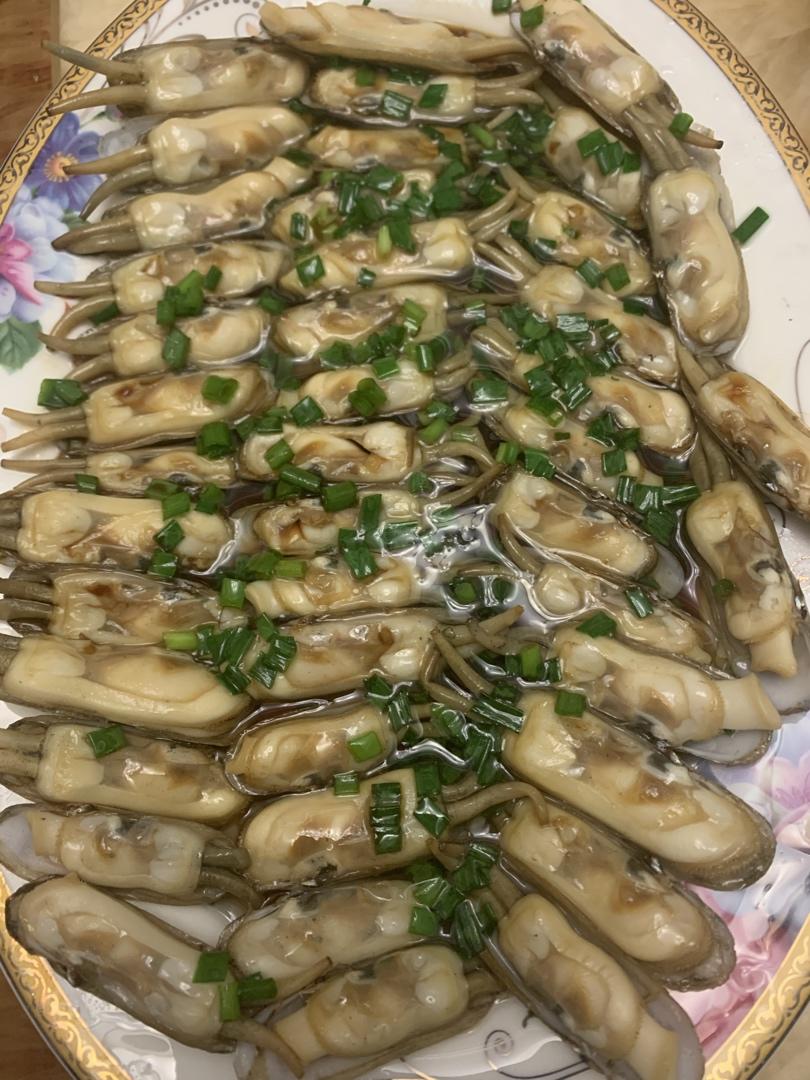 葱油蛏子