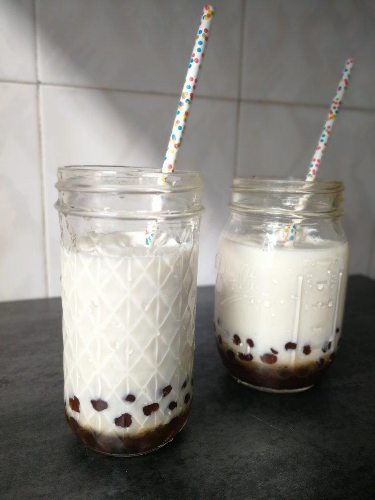 黑糖珍珠鲜奶-在家喝鹿角巷