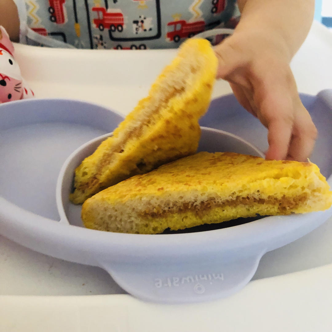 【无糖少油】宝宝辅食苹果牛奶面包迷你小餐包