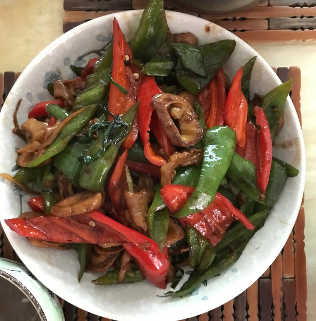 尖椒炒肥肠