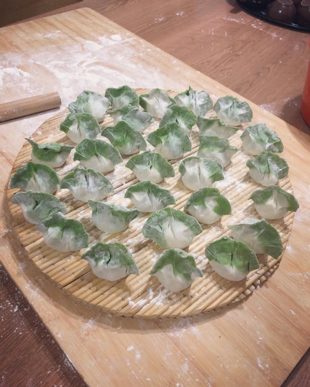 白菜饺子详细包法