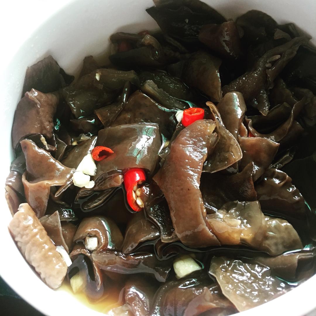 无油特辑之醋泡木耳