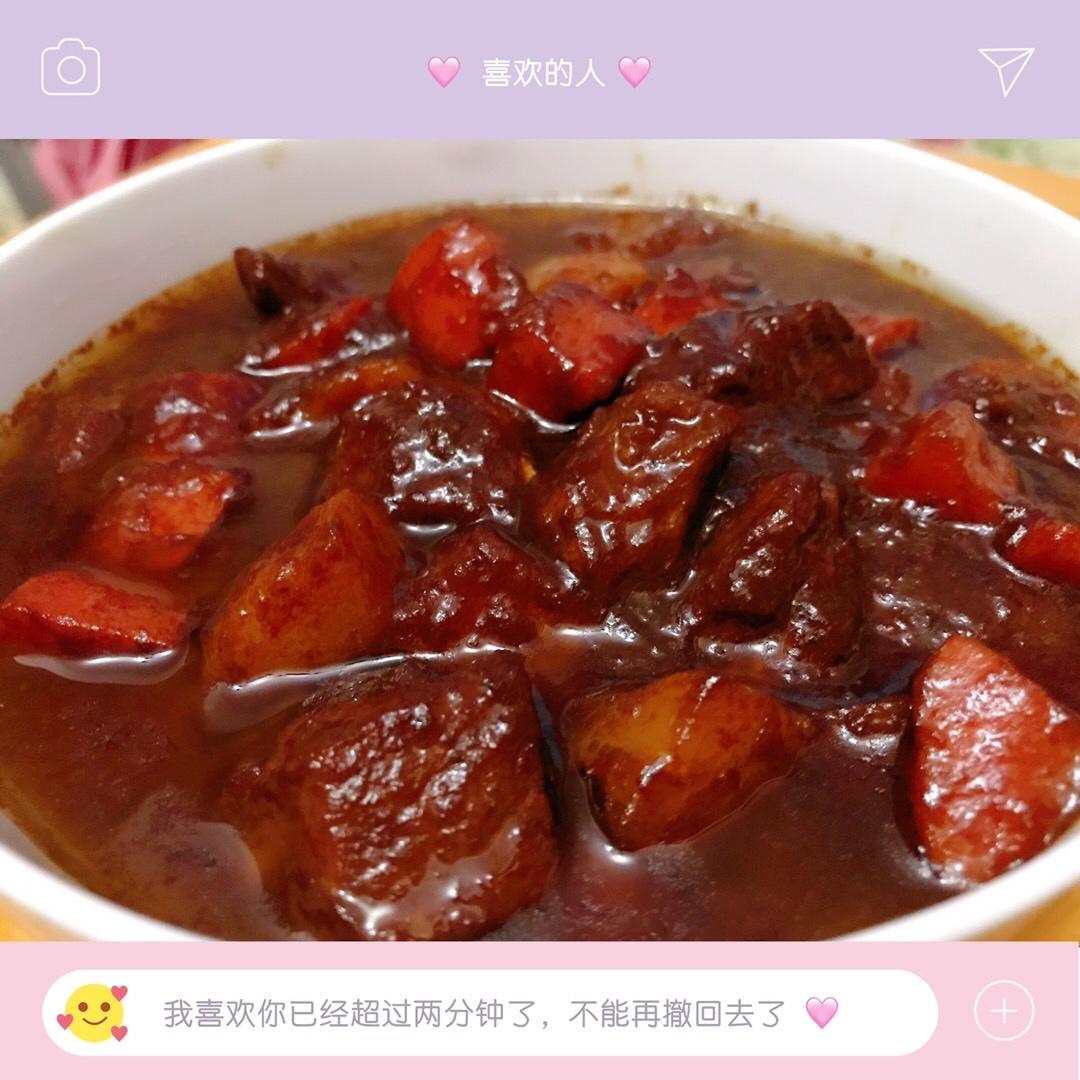 沙沙土豆胡萝卜炖牛肉