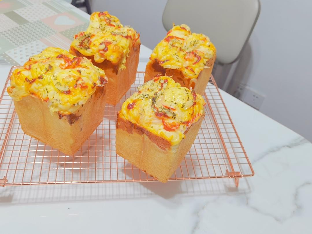 🥓洋葱培根芝士｜咸口小吐司｜大口吃肉｜超多芝士｜超满足