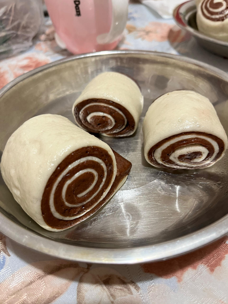 双色馒头（巧克力味）