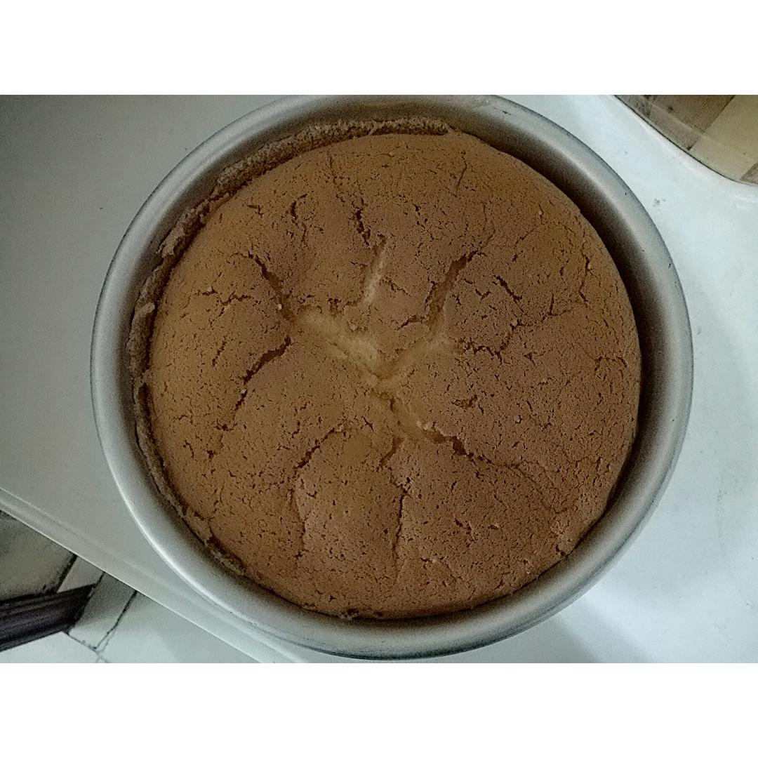 6寸原味戚风蛋糕