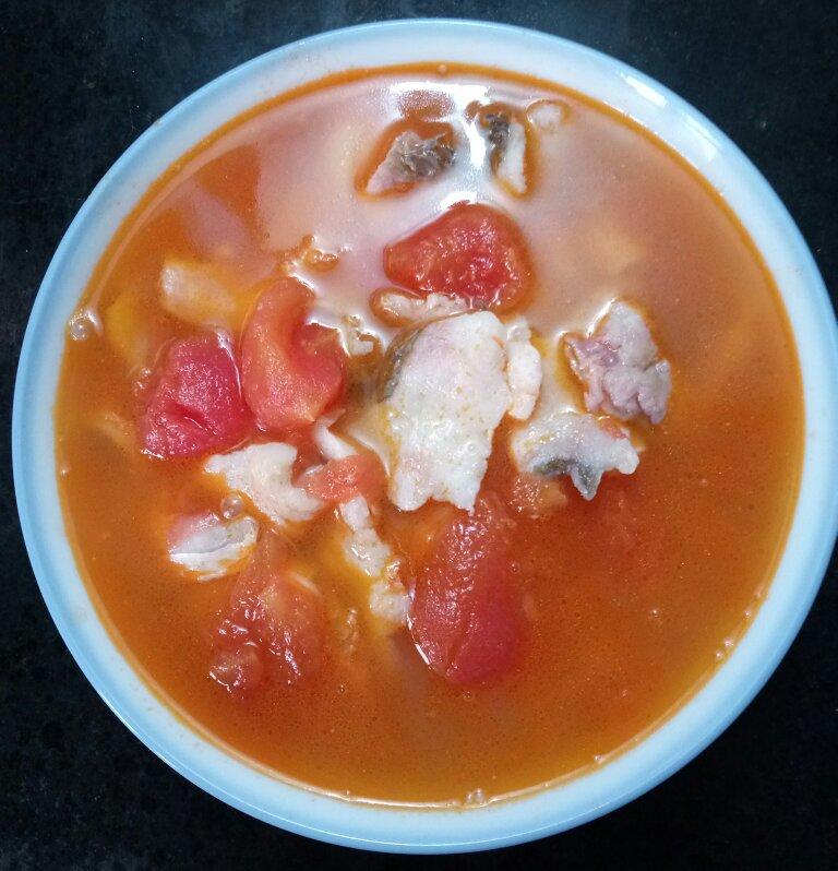 番茄鱼片汤