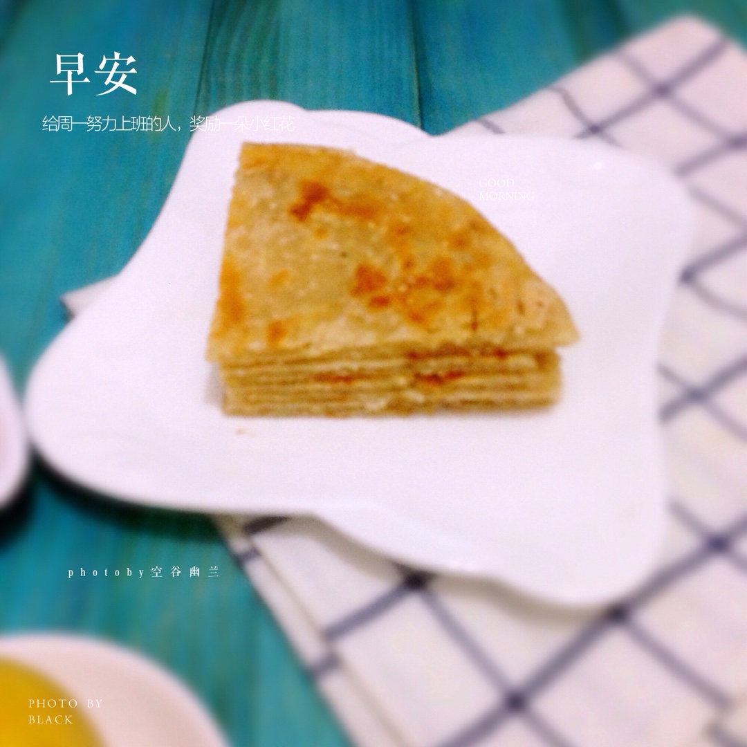 饺子皮版葱油饼