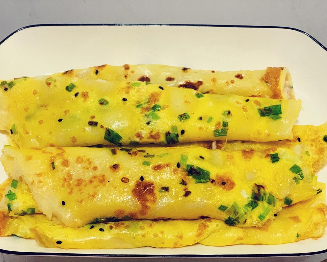 美味松软的鸡蛋饼的做法 步骤5