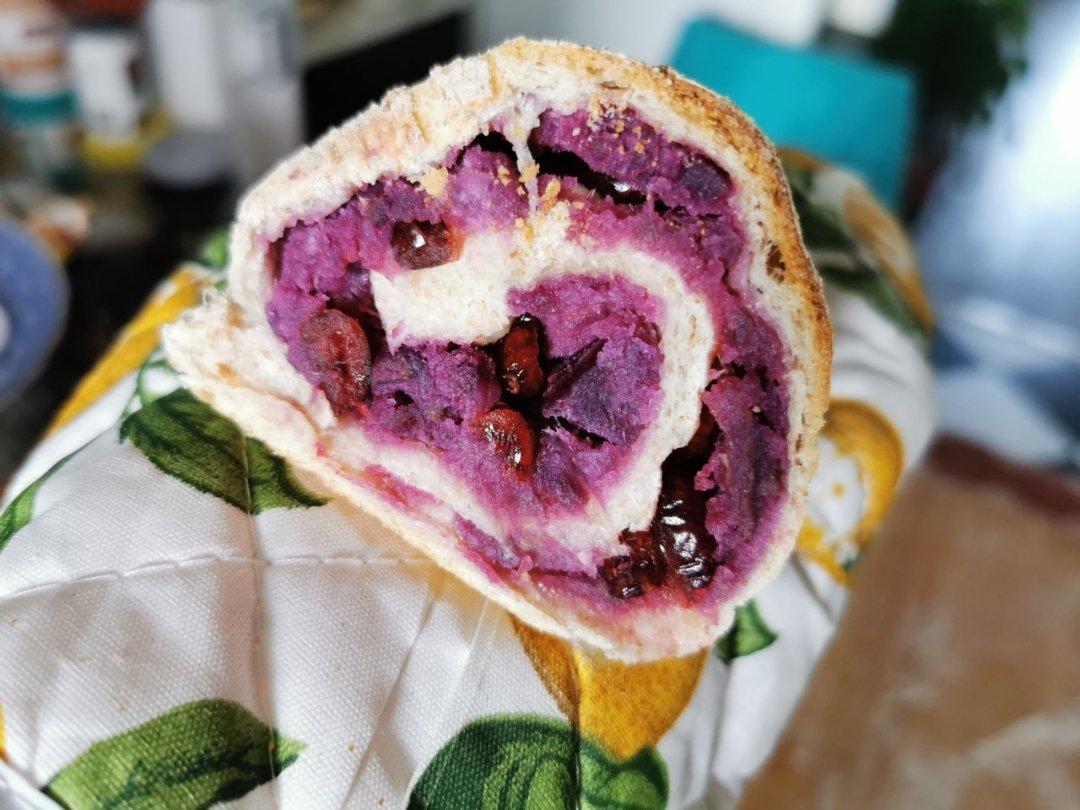 无油无糖全麦果干面包