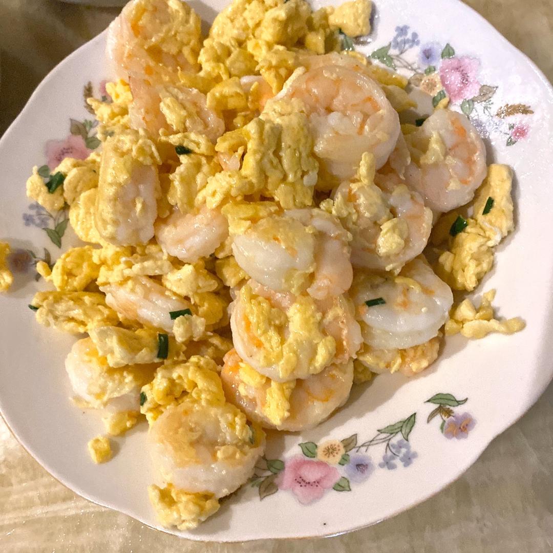 虾仁滑炒鸡蛋