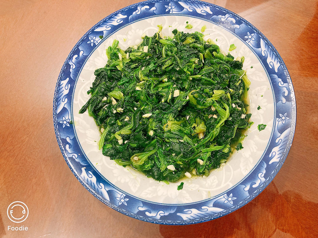 凉拌菠菜(家传秘方)