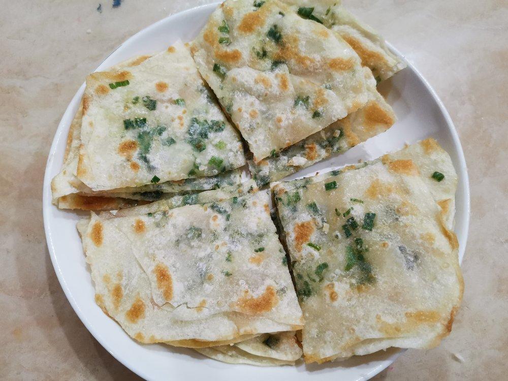 饺子皮千层葱油饼