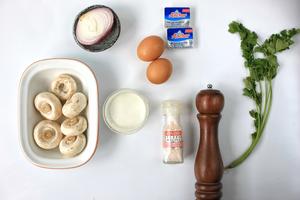 黄油蘑菇煎蛋卷的做法 步骤1